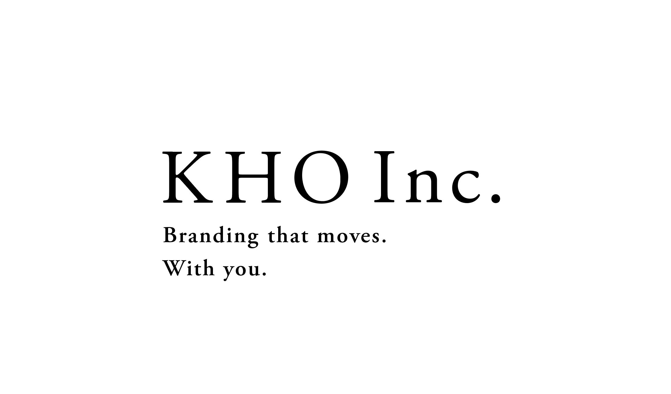 株式会社KHOの新しいロゴ